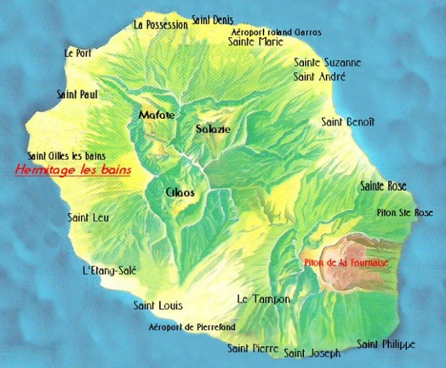 Carte Réunion